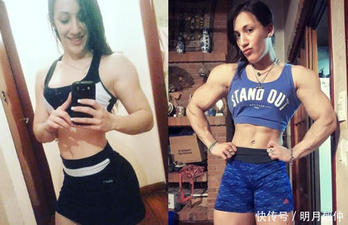 姑娘|天赋比汗水更重要!20岁姑娘健身3年,首次参赛就拿到健美冠军