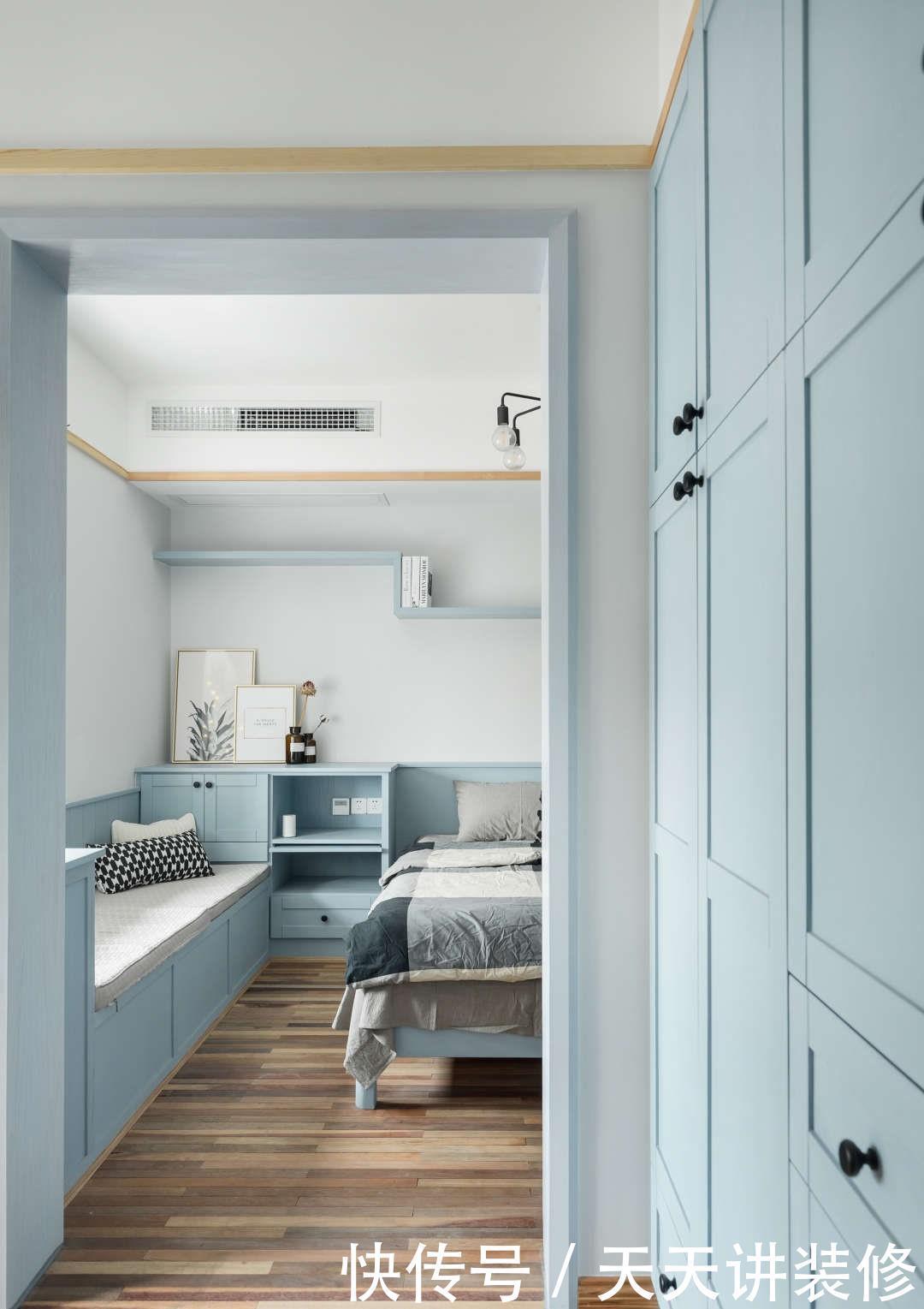 房屋|72平的小户型，清新亮丽的北欧风，从进门就开始与众不同