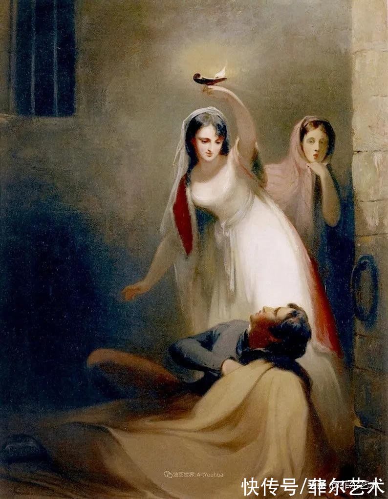 thomas！风格雅致，浪漫热情，色彩简练~美国画家托马斯·萨利油画欣赏