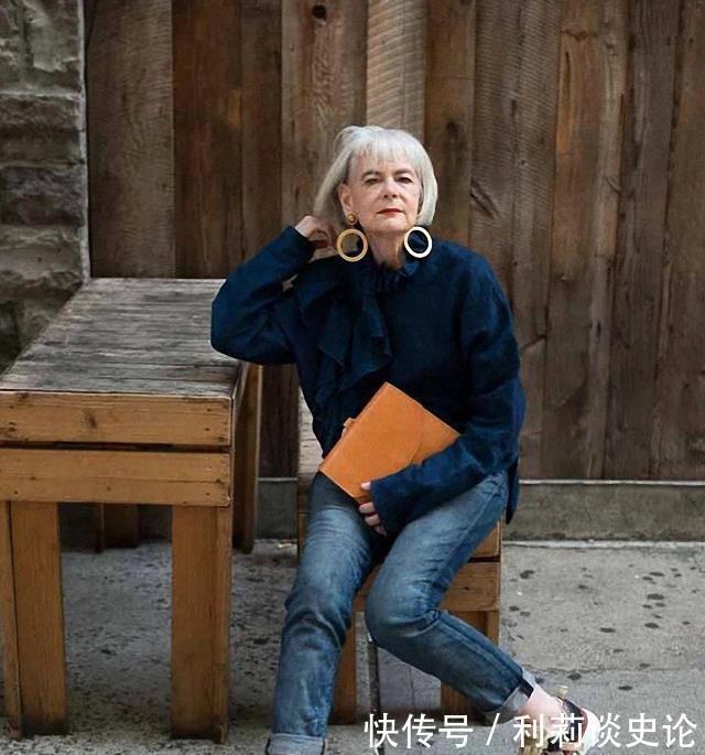 被60和的老奶奶惊艳了,敢穿会穿搭又有气场,老年人照样可以时髦