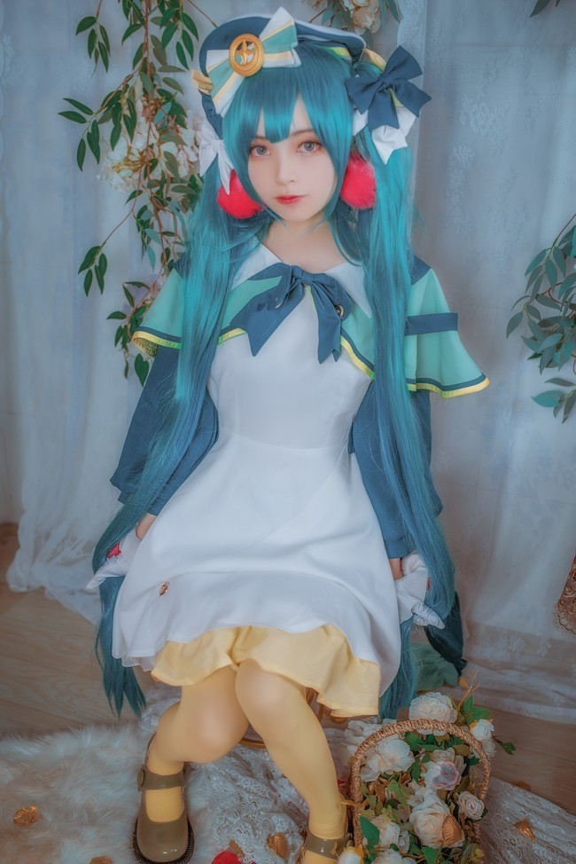 初音|cos：初音未来MIKU冬装