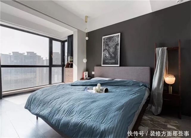 北欧|136平的北欧三居室,加入孔雀绿、复古木色轻奢范的色彩!