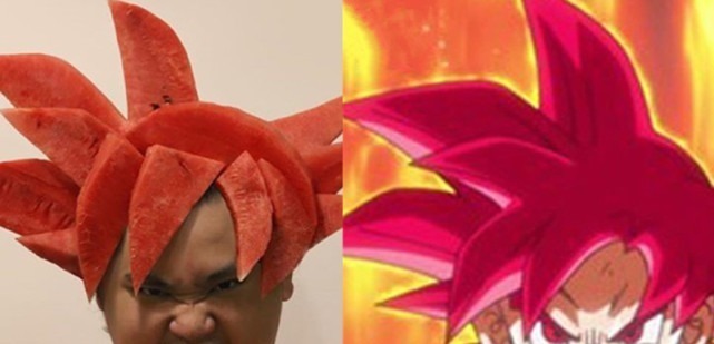 人造人|小哥低成本COS龙珠角色,超红悟空表情到位,沙鲁的造型引人注目