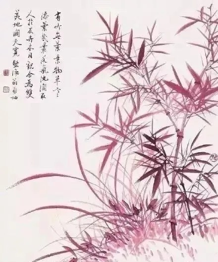 画竹@启功画竹大全,清秀至极!