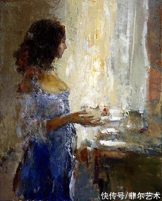 雷兹尼琴科！乌克兰著名画家谢里·雷兹尼琴科人物油画作品欣赏