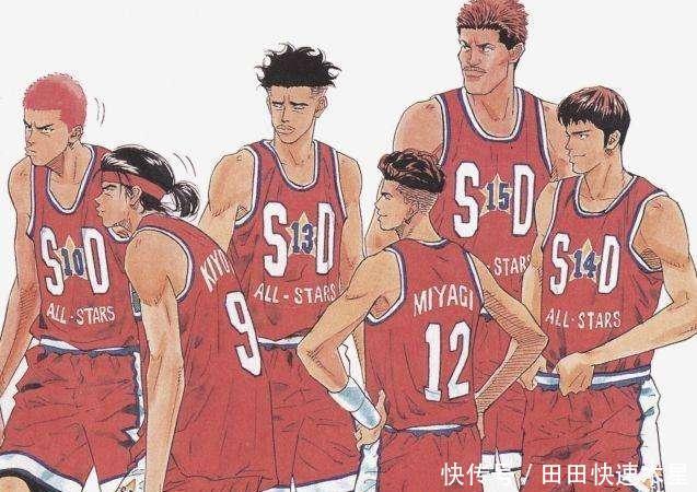 灌篮高手|灌篮高手三年级对抗一二年级联队,一二年级有三个强点可以完胜!