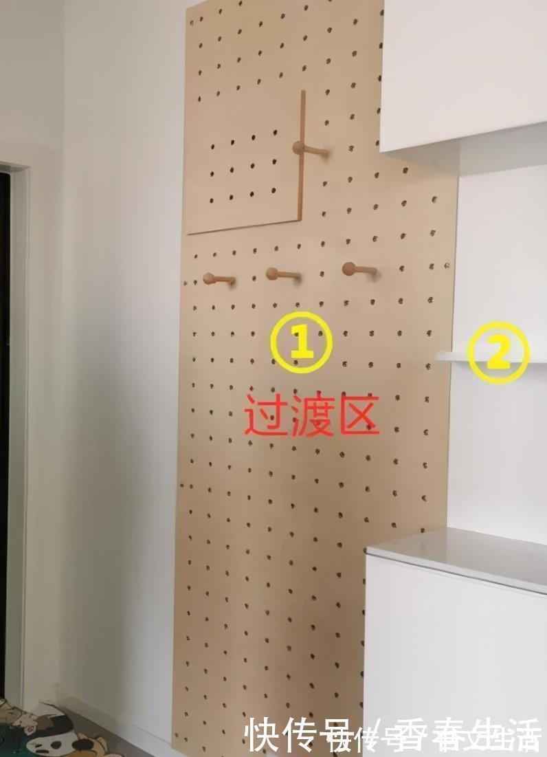 翻倍|入户没玄关怎么办?教你贴墙装双面收纳柜,收纳翻倍还有独立玄关