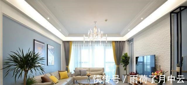 衣帽间|180㎡大平层装成北欧风,不光过道打了整体柜子,独立水吧给力