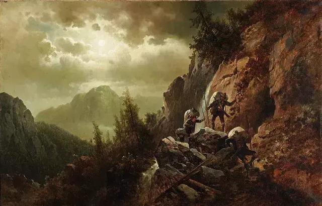 艺术家#奥地利艺术家的超美风景油画,领略大自然的宁静之美