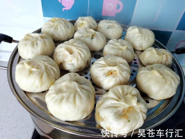 包子|每年冬天我家就爱吃这素包子，5元钱蒸一锅，一口气吃7个
