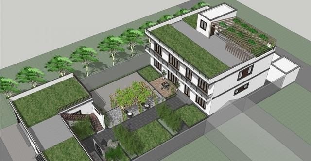 效果图|两层新中式别墅,大空间大景观,大气复古、舒适典雅