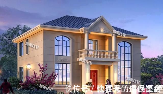 砖混|很漂亮的两款别墅户型,每栋造价23万左右,看一次心动一回