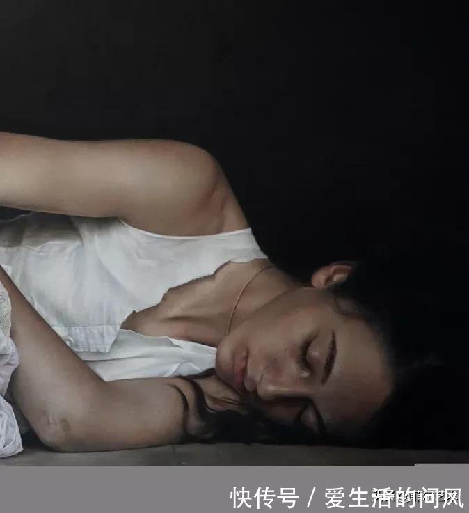 安妮·@法国画家安妮·罗达超高清、超写实人物油画作品欣赏