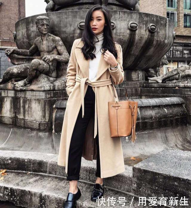 小个子可以穿长风衣吗最实用的“显高显瘦”大衣穿搭,值得借鉴