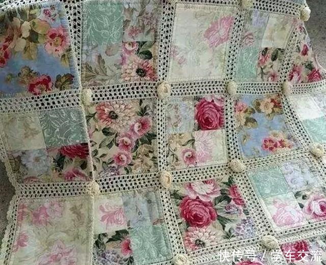 床单破了不要扔,用毛线简单的改造下,效果很漂亮!