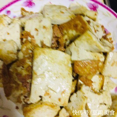老豆腐|#不容错过的鲜美滋味#香煎豆腐