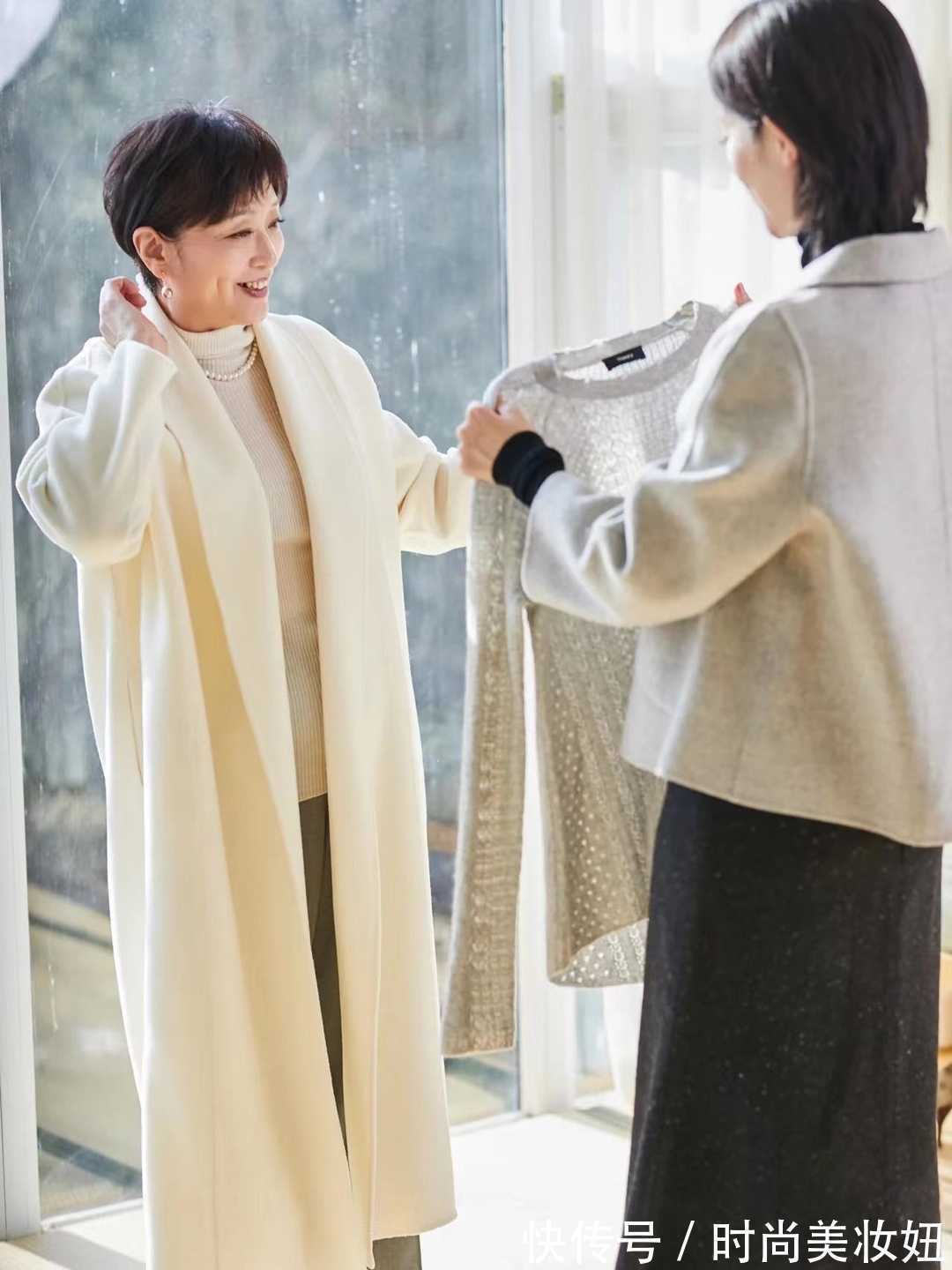 衣品 60岁妈妈身材微胖长相平平,靠穿搭打造高级气质,太会穿了