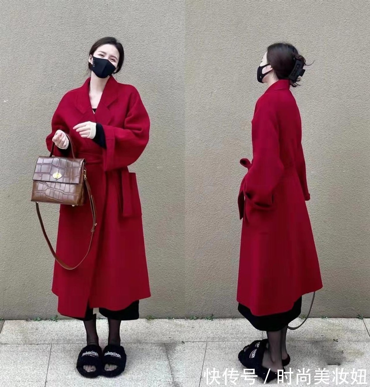 气质 红色才是属于新年的颜色啊!这2款外套帮你赢得体面,气质又高级