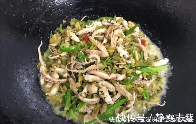青椒|八爪鱼最好吃的做法，又鲜又嫩，入味又好吃，10分钟就上桌
