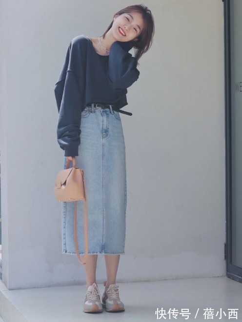 阔腿裤|小个子女生入秋搭配秘诀:颜色+版型,来学这位博主的私服造型