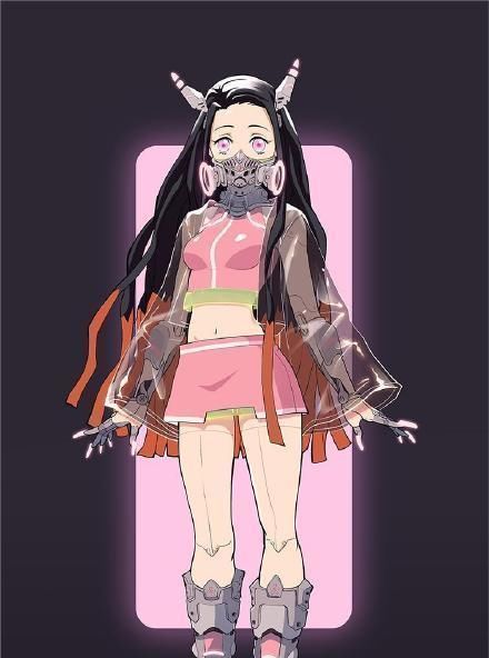 鬼灭之刃|鬼灭三美成朋克少女,蝶屋少女大变样,伊之助误入,网友表示太美