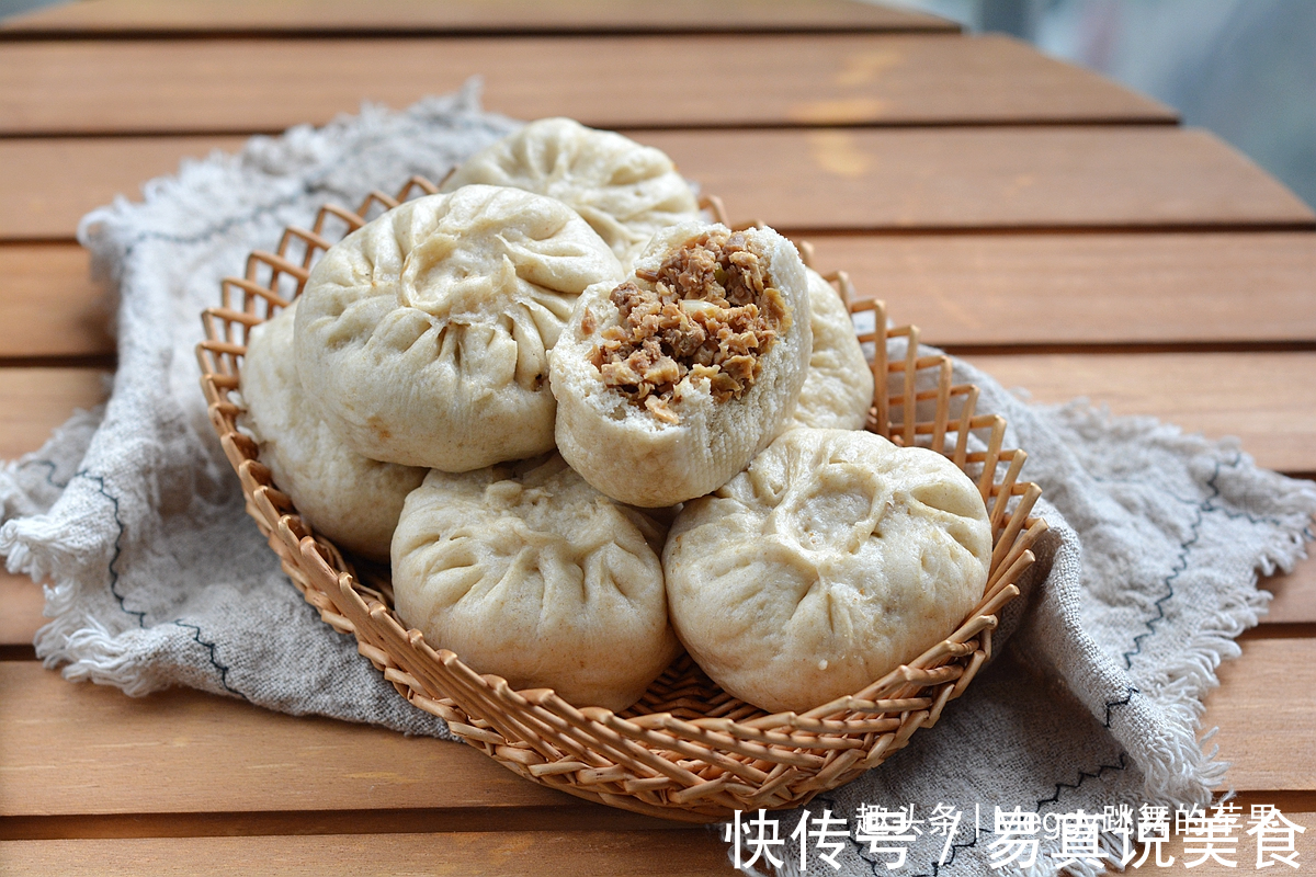 家有干笋干货别发愁,苹果姐蒸大包子这招真赞,浓香暄软口感好