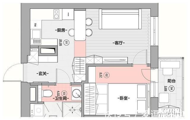 玩转|她家只有33㎡，大胆玩转治愈系色彩，原来一个人也可以很甜！