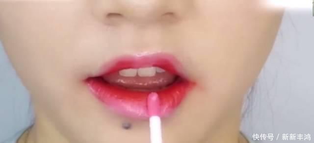 唇蜜|口红太贵?姑娘只用了1支口红 画出了8种唇色!