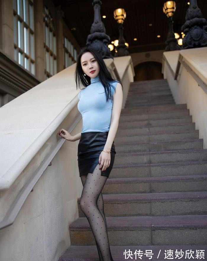 黑丝 黑丝搭配紧身裙高跟鞋,谁看了不心动