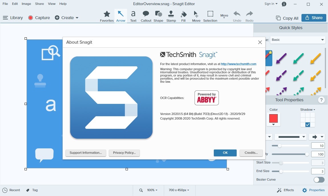 TechSmith SnagIt 2020.1.5 Build 7133 + 注册机-423下载站