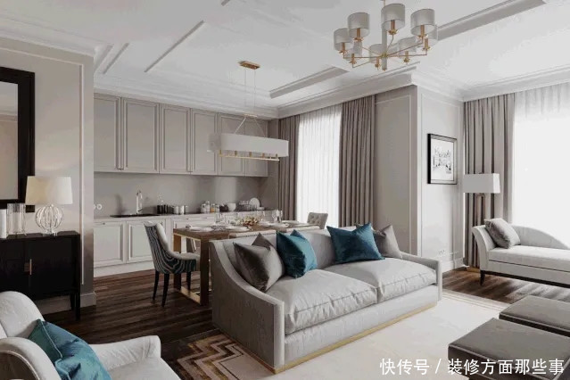 硅藻泥|79平古典二居室,土豪金卫生间居然不显得庸俗