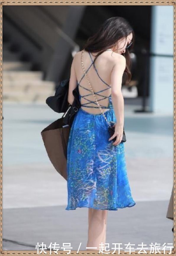 这种“沙滩裙子”穿上身很清凉,雪纺布料应该很不错吧