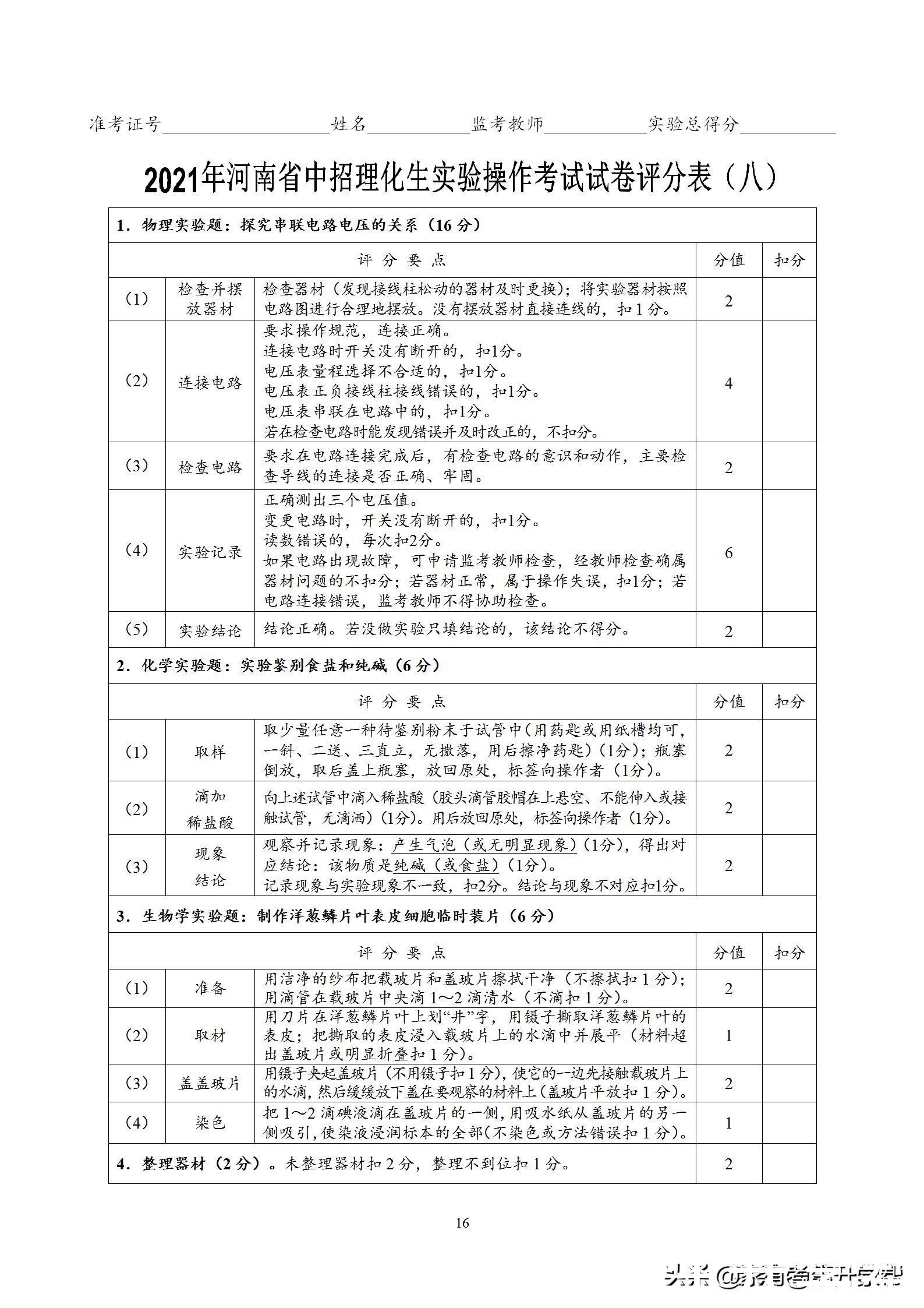 「2021理化生考试」不可不知的考试技巧，掌握住满分非常简单