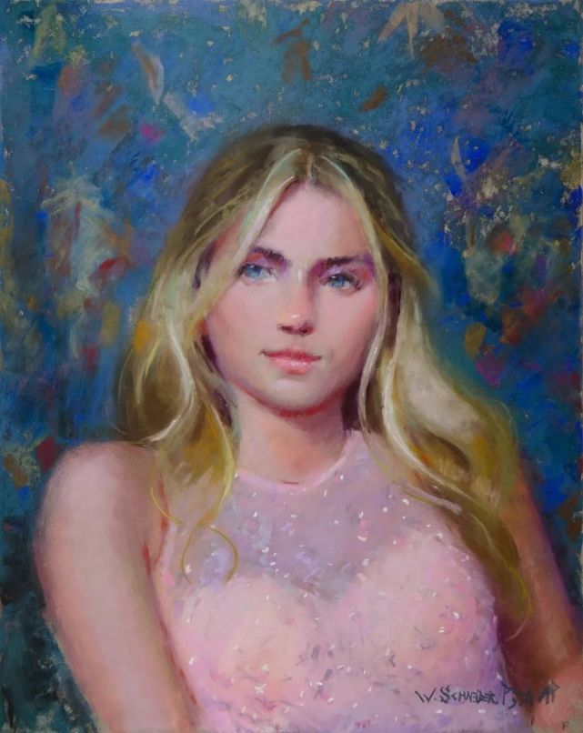 学生$在绘画的道路上，他认为自己永远是一个学生