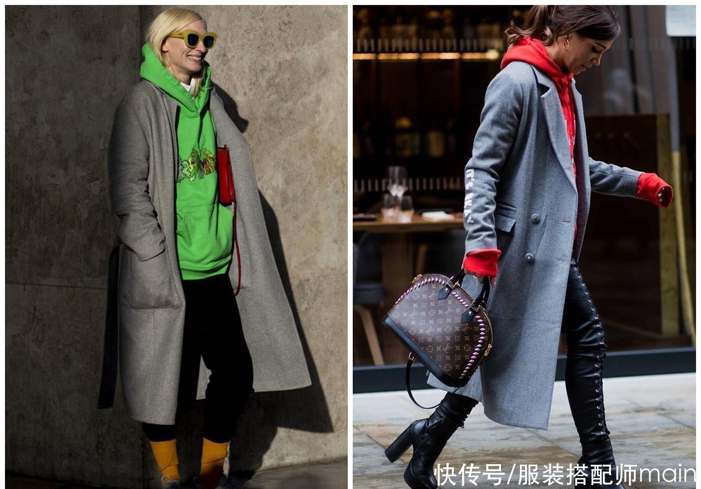 冬季内搭不用太多？教你一衣多穿，用一件连帽卫衣搭出5种风格