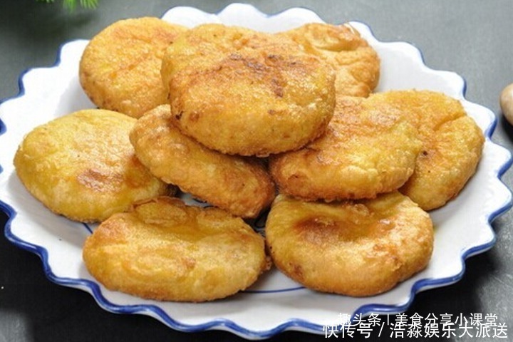 想吃油炸糕在家做，简单几步就上桌，金黄酥脆又软糯，全家爱吃