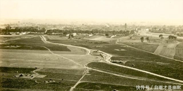 旧照|1929年河北秦皇岛风景名胜旧照，残破的角山长城与雄伟的山海关