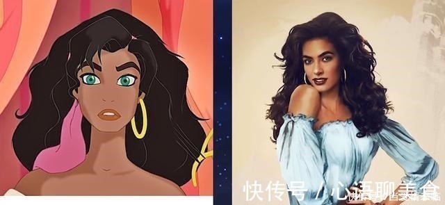 爱莎|迪士尼公主动画 VS 现实,爱莎气质脱俗!乐佩真的爱了!