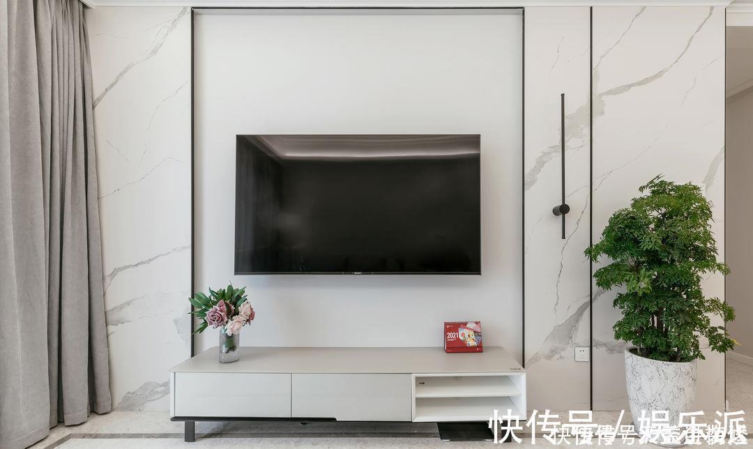 玻璃门|越简约,越幸福!113㎡坚持全屋化繁为简,家居氛围太棒了!