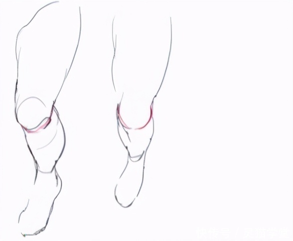 体积感|人体比例不会?膝盖画不好?教你大腿体积感的画法教程!