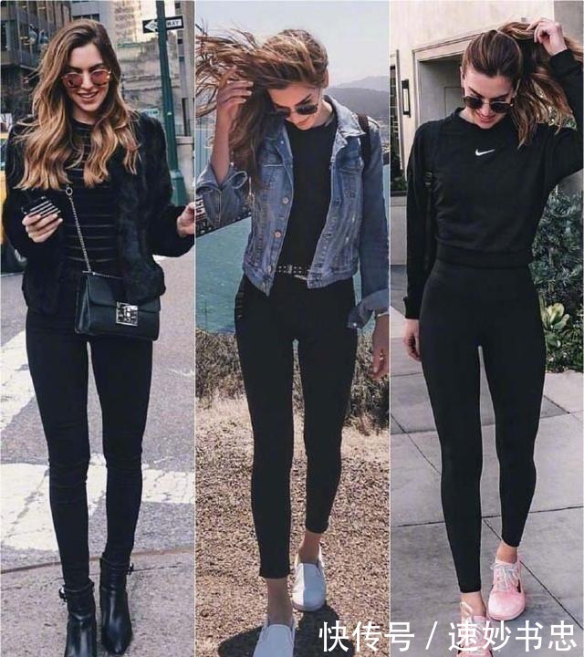 小黑|送你3个搭配小技巧,简单小黑裤也能凹出时髦感,不信来看看