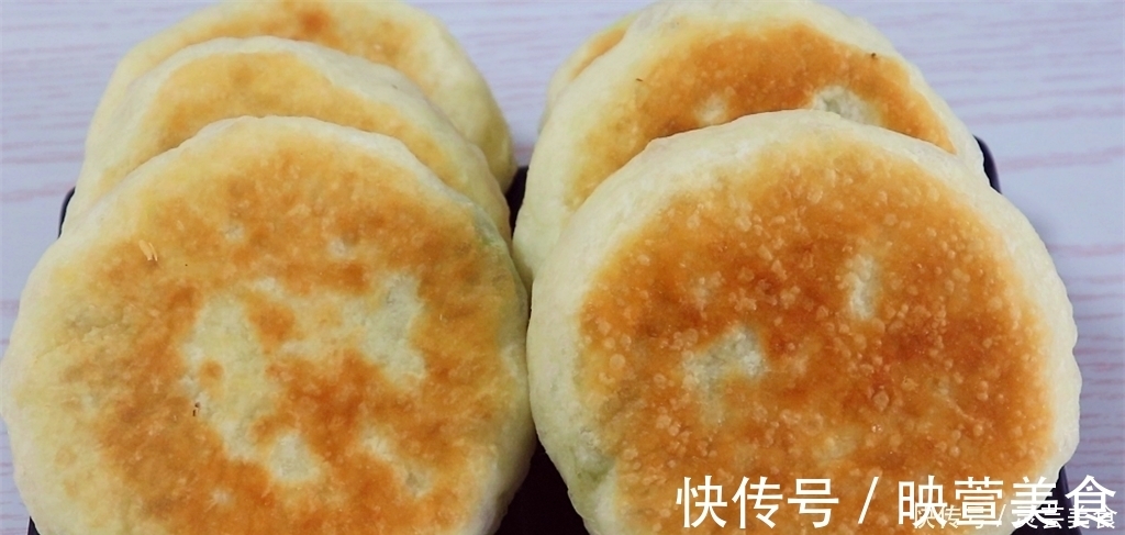 比面包还软的发面饼做法,简单易学,早上起来10分钟出锅