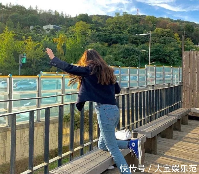 经典|韩系穿搭,KR秋冬简约风经典牛仔裤穿搭