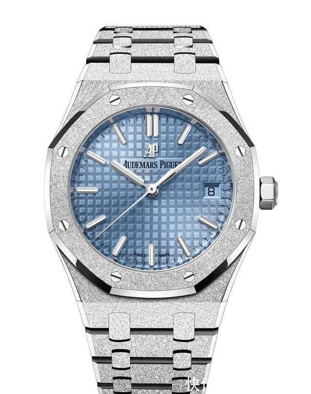 表壳@爱彼皇家橡树自动表34mm,连发白金霜金和黑陶瓷新表