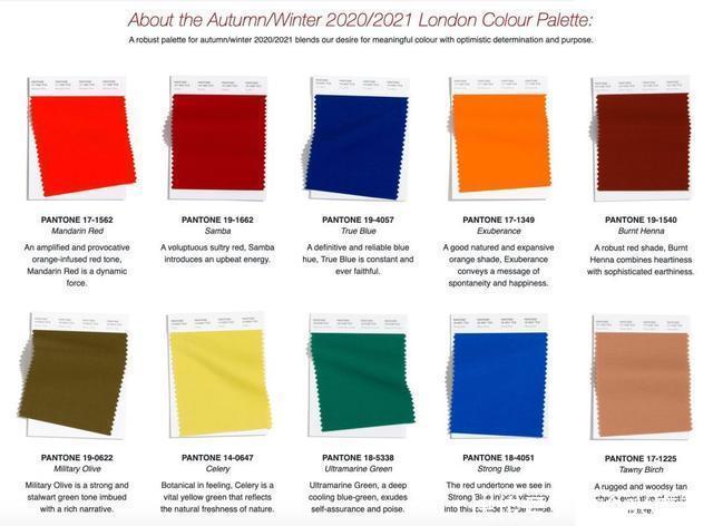 2020秋冬十大流行色,保存着我们不被消磨的热情与幻想~