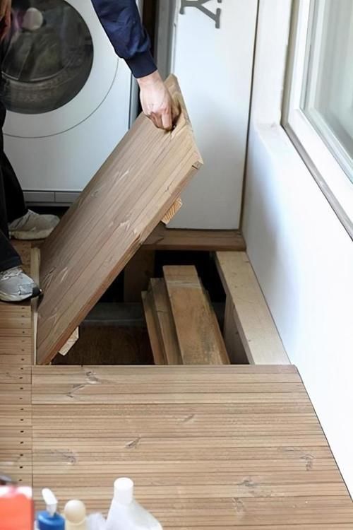 阳台|阳台抬高30公分,省个5W,瞬间多个杂物间,庆幸老公这么机智