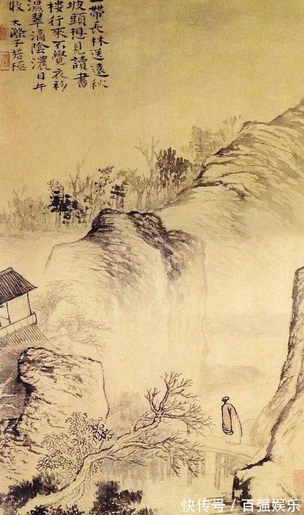 历代名画记!他是清初画家,他的画不是写实,也不是抽象,而是“意象”