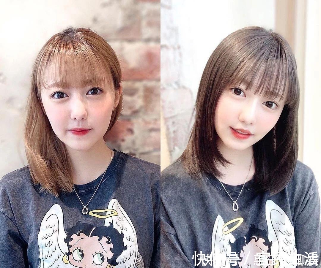 晒照 日本女生晒照分享:剪头发前后的对比,论发型对颜值的重要作用!