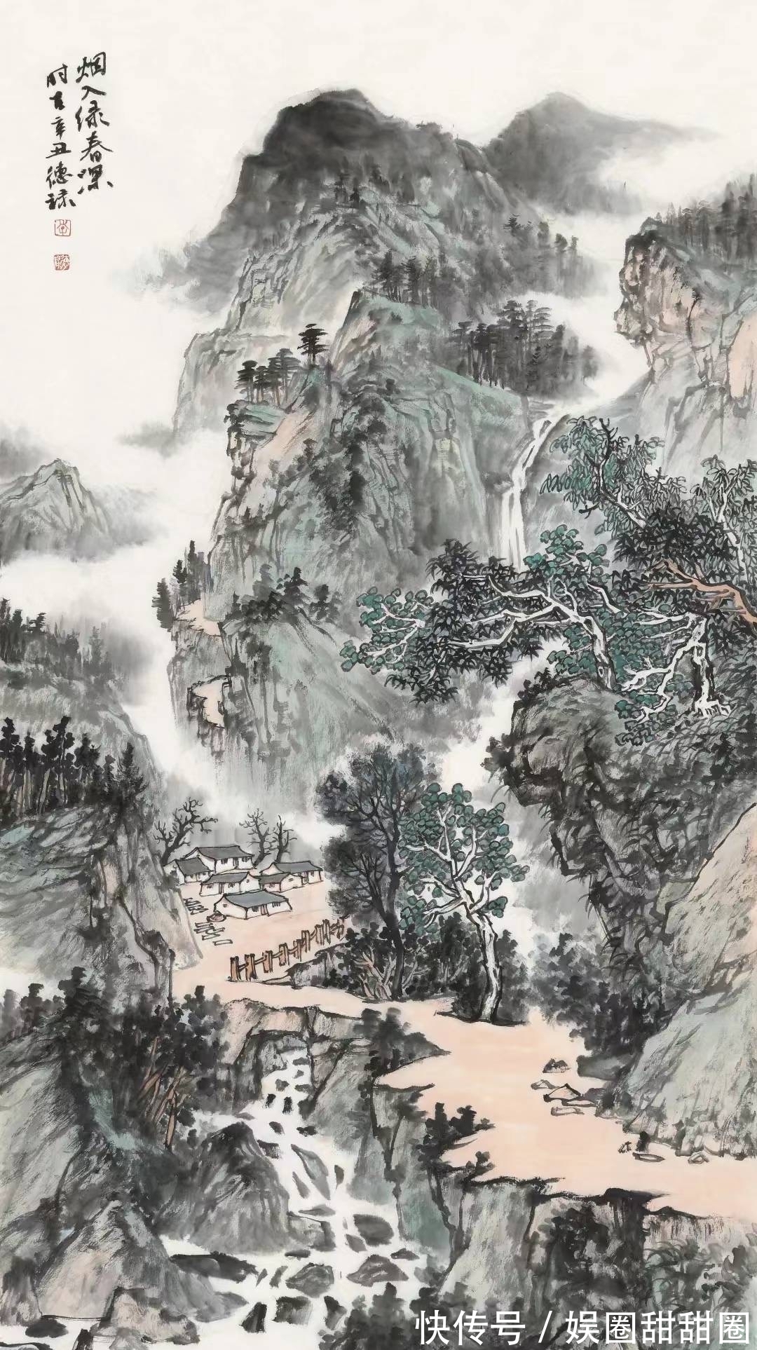 幅幅|李德禄山水画作品集,幅幅都美不胜收、气势磅礴