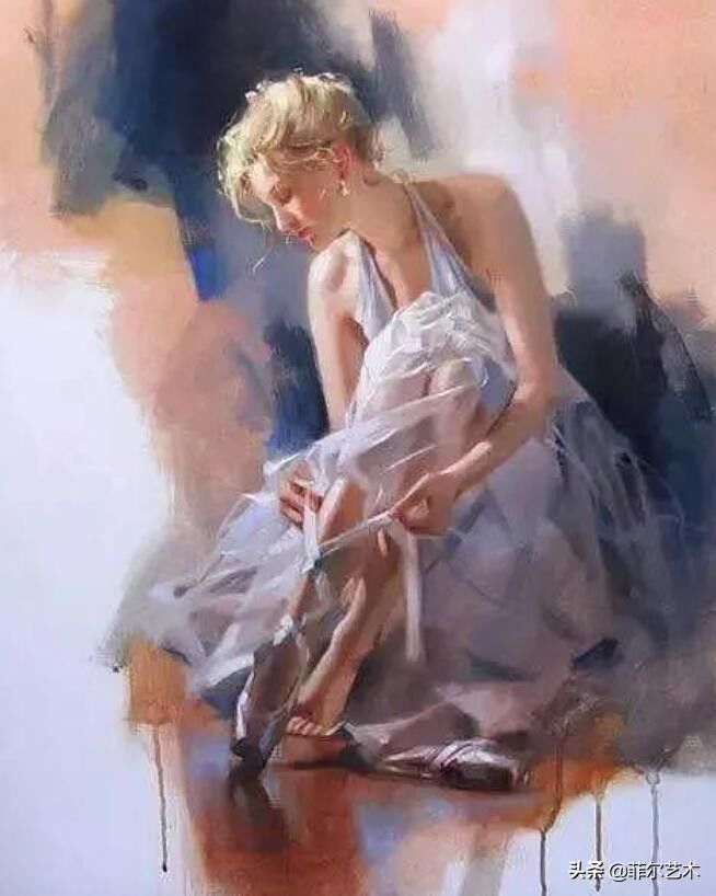 欣赏者|油画大师画西方美女,画中女子高贵漂亮,让无数网友心动